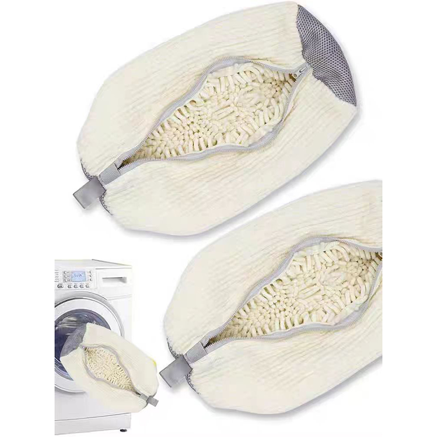 AliExpress Fluffy Fiber Zippered Shoe Washing Bag, view 3