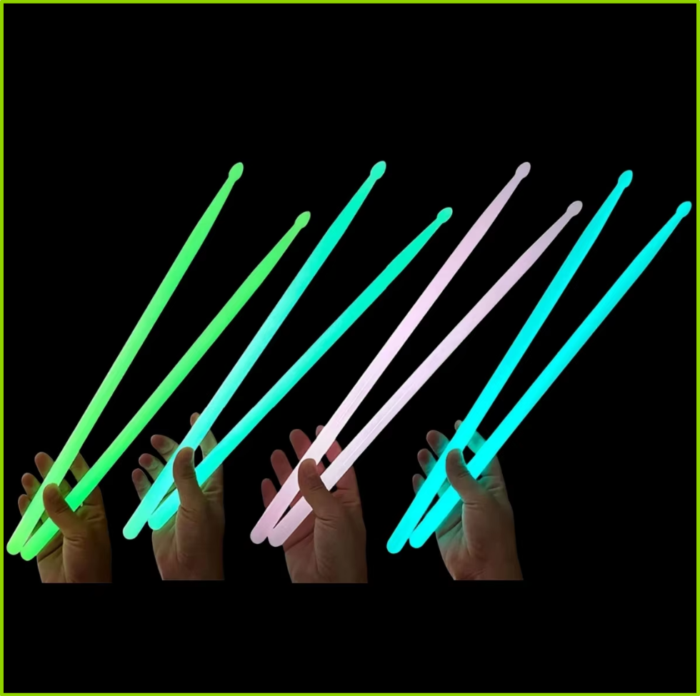AliExpress Fluorescent Drum Sticks - Light Up Musical Instrument Sticks 1Pair for Night Shows