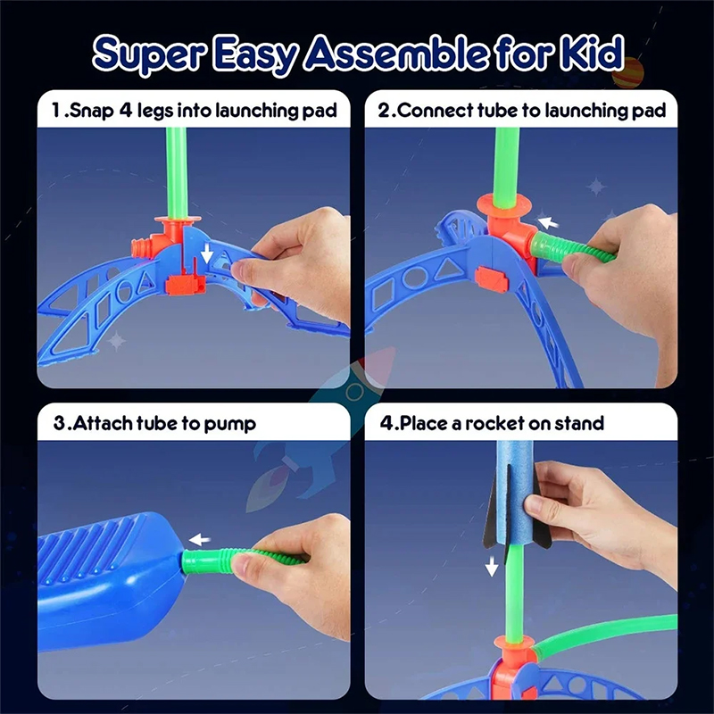 AliExpress Children's Foot-Stomp Rocket Launcher Toy, view 4