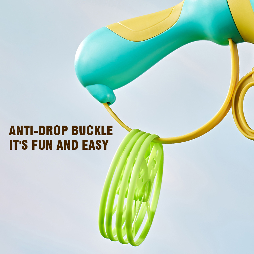 AliExpress Flying Saucer Disc Launcher Kids Flying Toys Pull String UFO Throw Catch Outdoor Sport Propeller Children Toys Gift For Boy Girl, view 4
