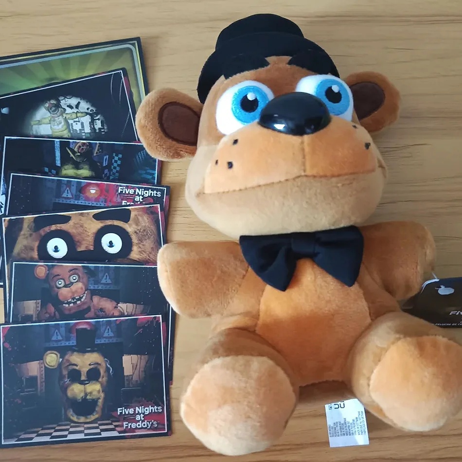 AliExpress FNAF 18CM Plush Toys Bonnie Bear Foxy Cute Cartoon Stuffed Dolls Five Night at Freddy's Freddy Toys Gift for Children, view 2