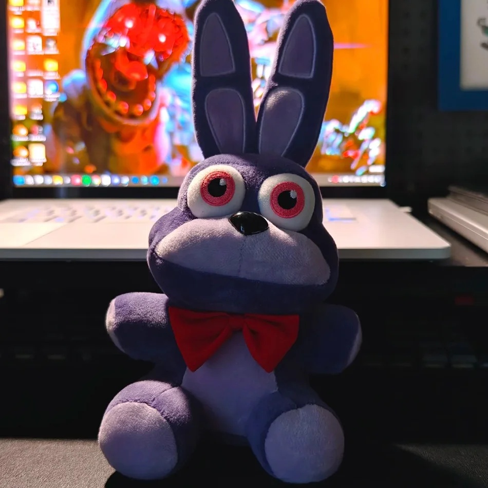 AliExpress FNAF 18CM Plush Toys Bonnie Bear Foxy Cute Cartoon Stuffed Dolls Five Night at Freddy's Freddy Toys Gift for Children, view 3