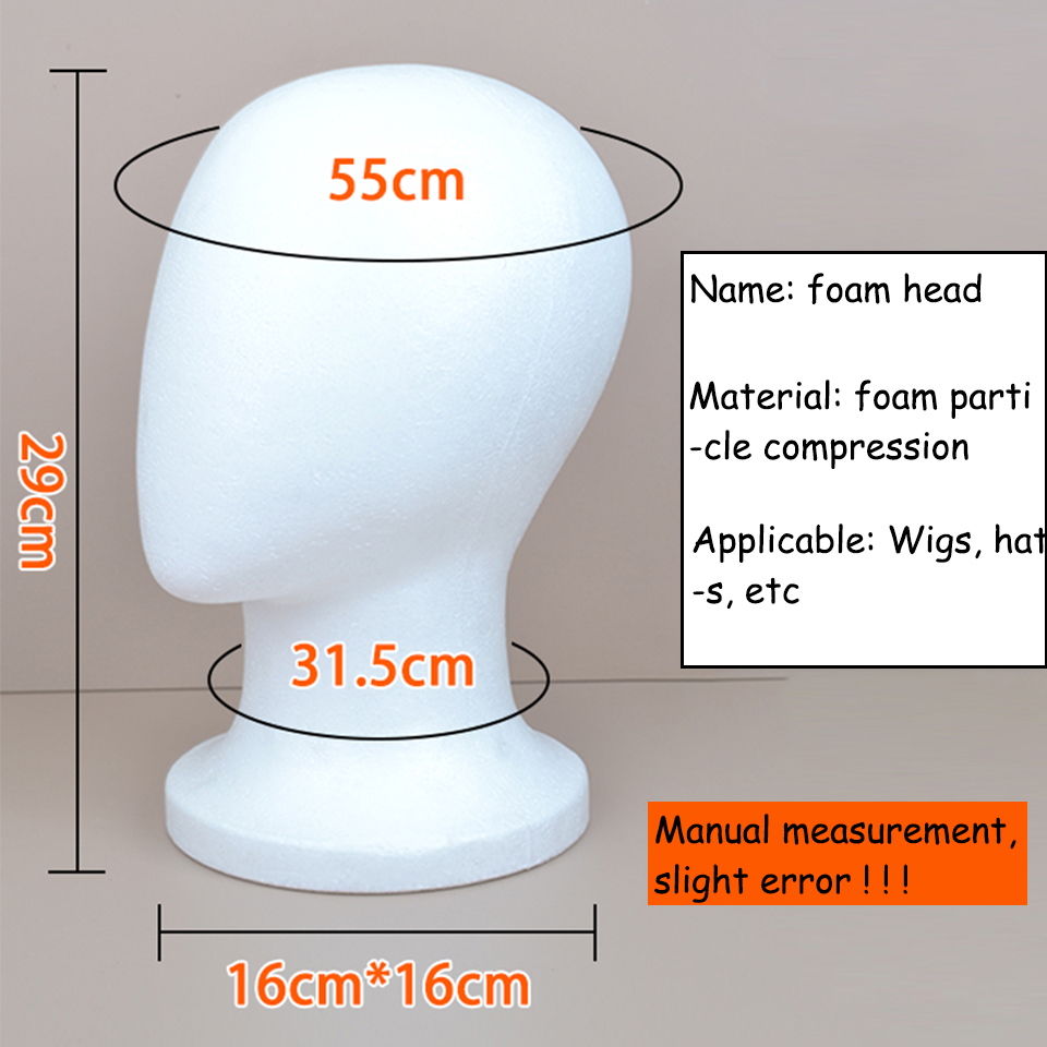 AliExpress Lightweight Foam Mannequin Head Display Stand, view 2