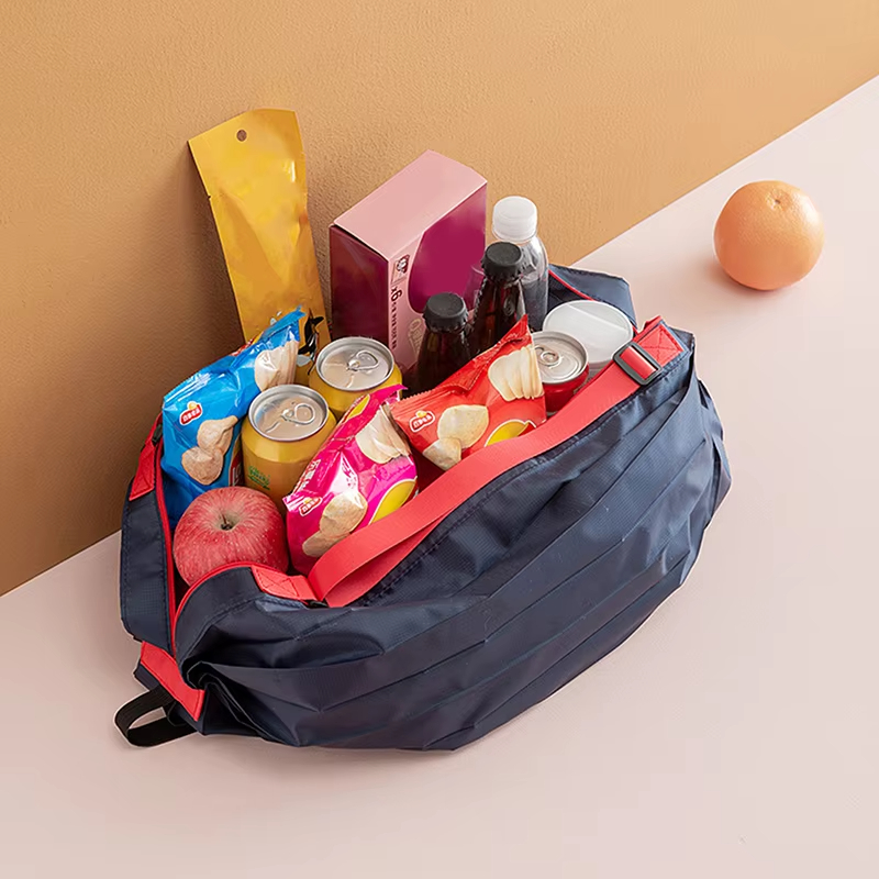 AliExpress Foldable Eco-friendly Waterproof Storage Bag for Travel Shopping Portable Handbag Extra Large Capacity Travel Essentials, view 4