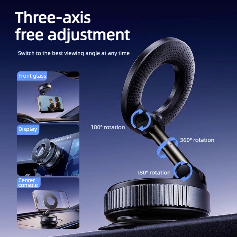 AliExpress Foldable Magnetic Dashboard Car Phone Holder, view 2