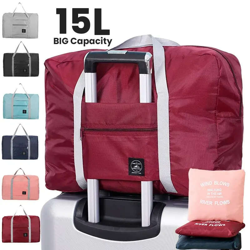 AliExpress Foldable Travel Duffel Bag for Airlines Carry on Bag for Women and Girls Lightweight Large Capacity Sports Weekend Trip Overnigh