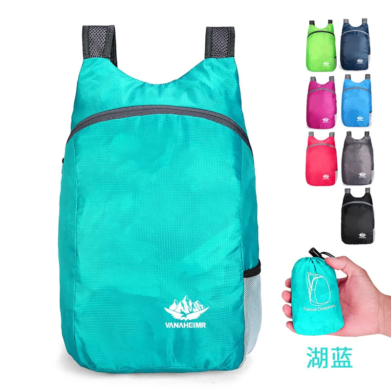 AliExpress Folding Bag Ultra Light Portable Storage Bag Travel Bag Backpack Outdoor Sports Backpack Skin Bag, view 3