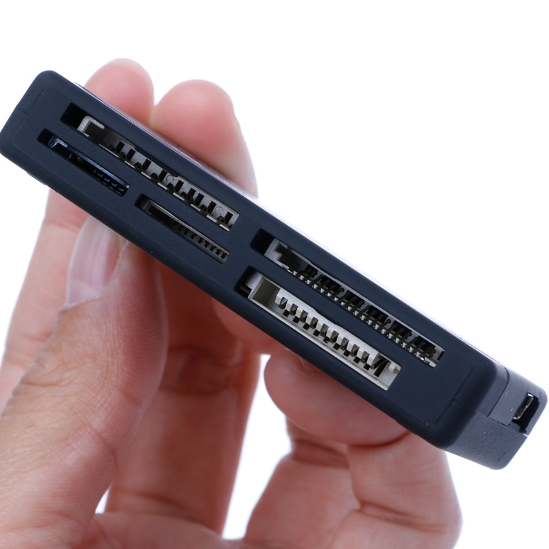 AliExpress For 21Kinds Of Memory Card Reader For USB External Mini SDHC M2 MMC XD CF Read And For Write Flash Memory Card Dropshipping, view 3