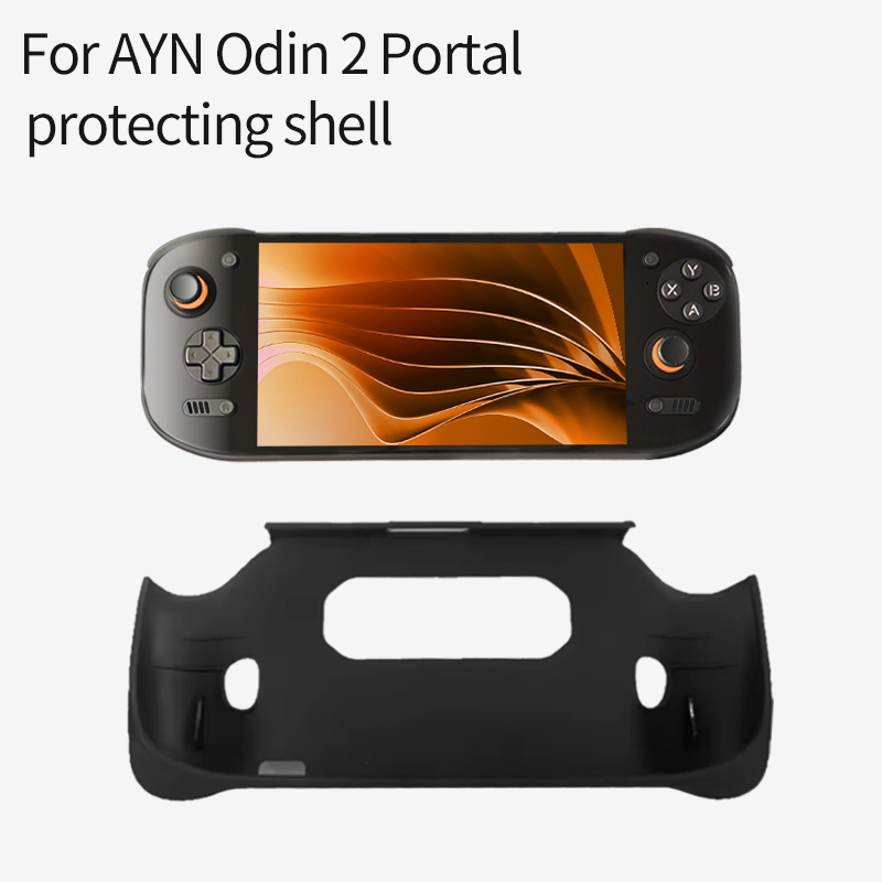 AliExpress For AYN Odin 2 Portal Protective Shell Waterproof Silicone Protective Case Anti-fall Ergonomic Grip Cover Case Game Accessories