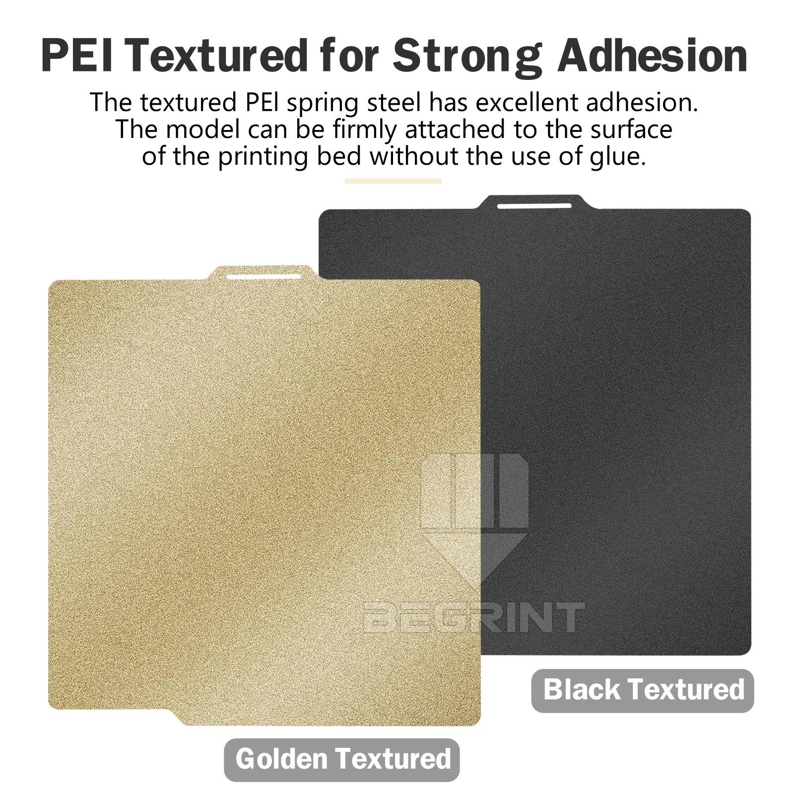 AliExpress Textured PEI Spring Steel Build Plate for Bambu Lab P2S, view 3