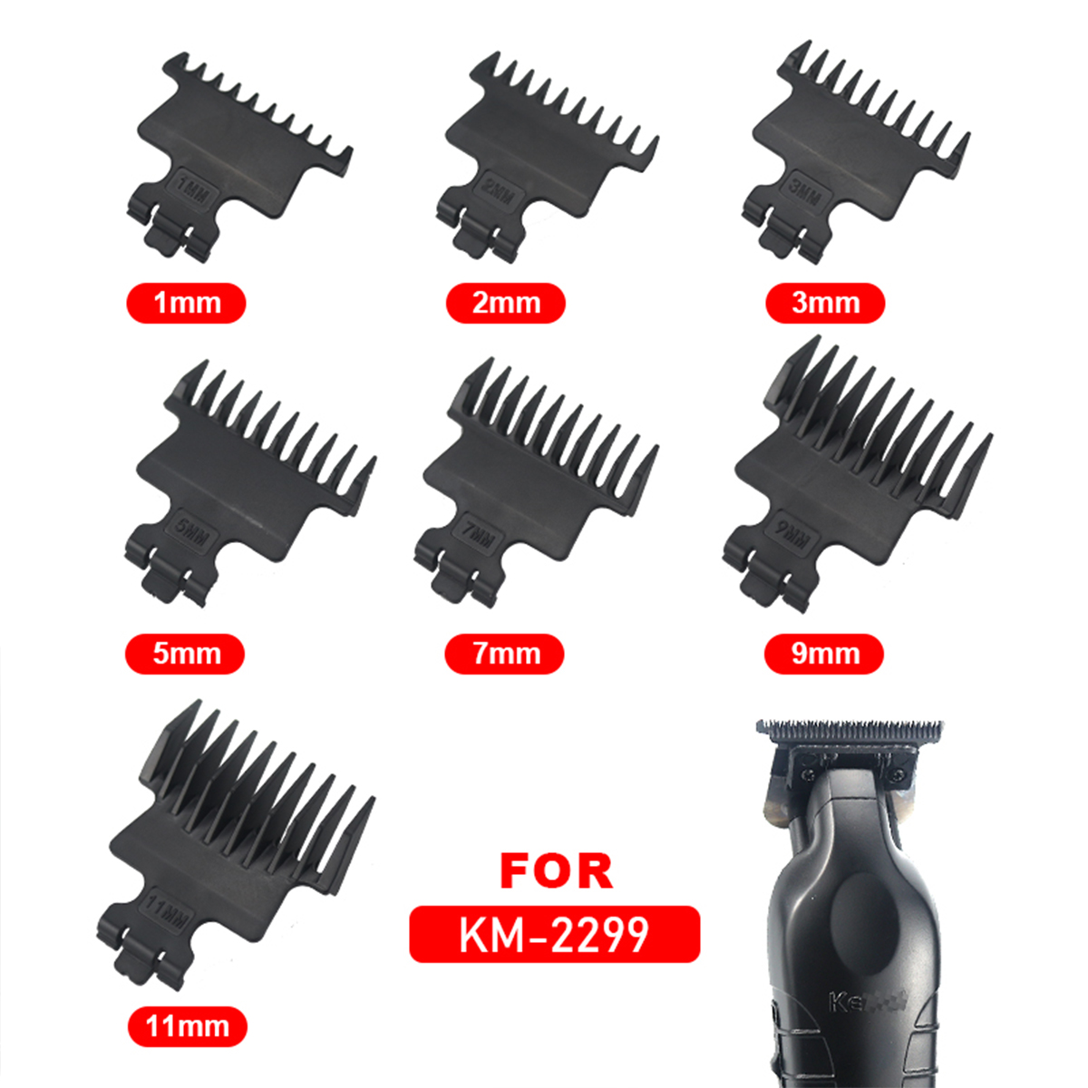 AliExpress Limit Comb Guard Set for Kemei KM-2299