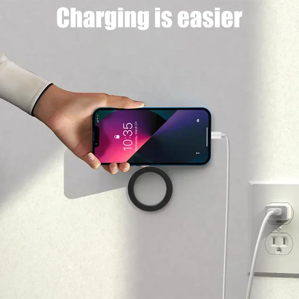 AliExpress Adhesive Magnetic Ring Holder for Wall Mounting, view 4