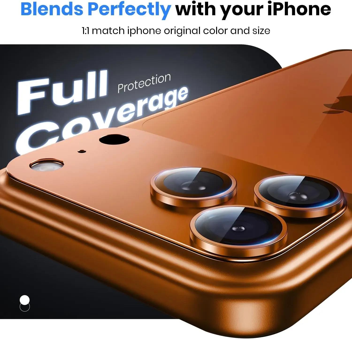 AliExpress Metal Camera Lens Protector for iPhone 17 Pro, view 3