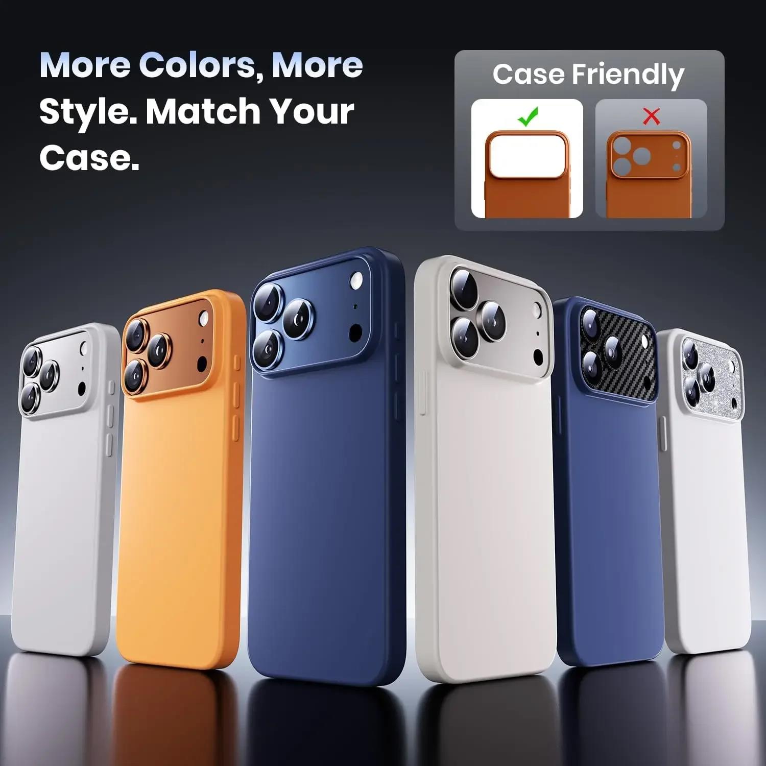 AliExpress Metal Camera Lens Protector for iPhone 17 Pro, view 6