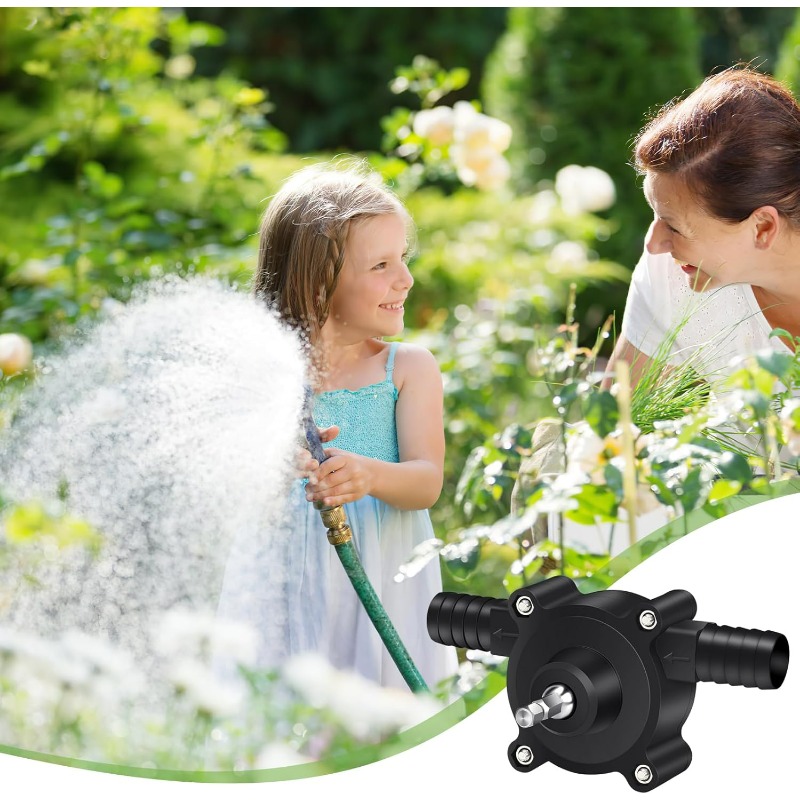 AliExpress For Portable Home Garden Outdoor Tool Electric Drill Pump Diesel Oil Fluid Water Pump Hand Self-priming Liquid Transfer Pumps, view 2