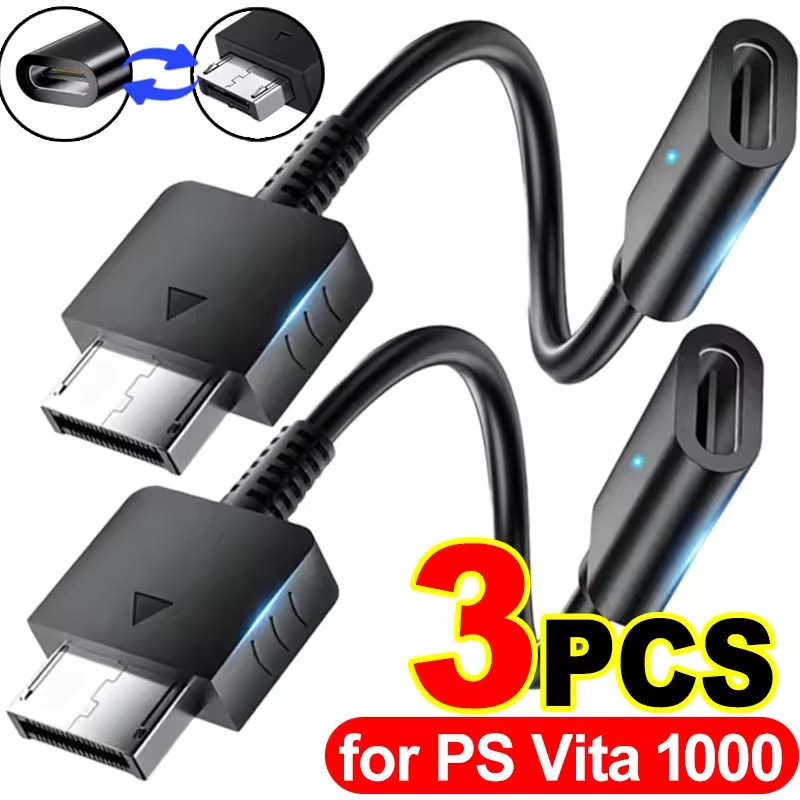 AliExpress For PS Vita PCH-1000 Series Type C Female Charging Cables Charging Adapter Cords USB-C Female Cable for PS Vita 1000 Controller