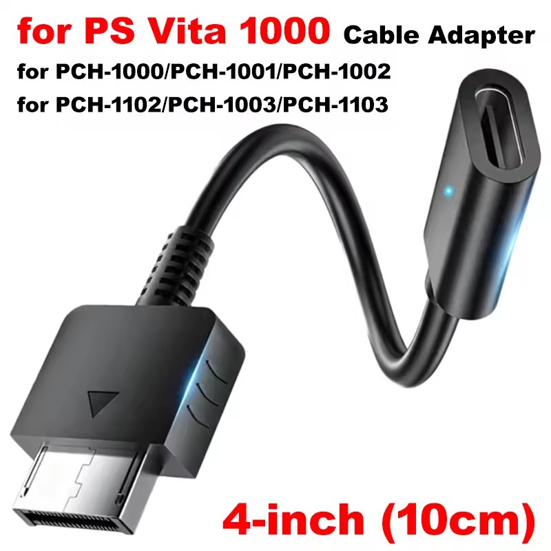 AliExpress For PS Vita PCH-1000 Series Type C Female Charging Cables Charging Adapter Cords USB-C Female Cable for PS Vita 1000 Controller, view 2