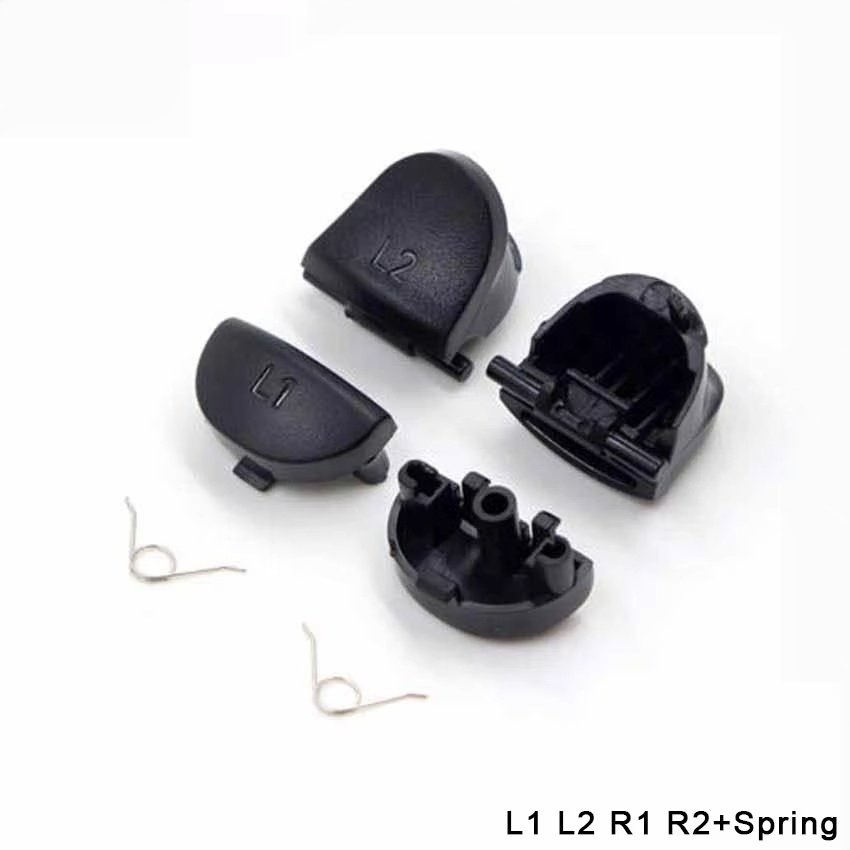 AliExpress For PS4 Controller Repair Set L1 R1 L2 R2 Trigger Buttons 3D Analog Joysticks Thumb Sticks Cap Conductive Rubber Screwdriver Kit, view 2