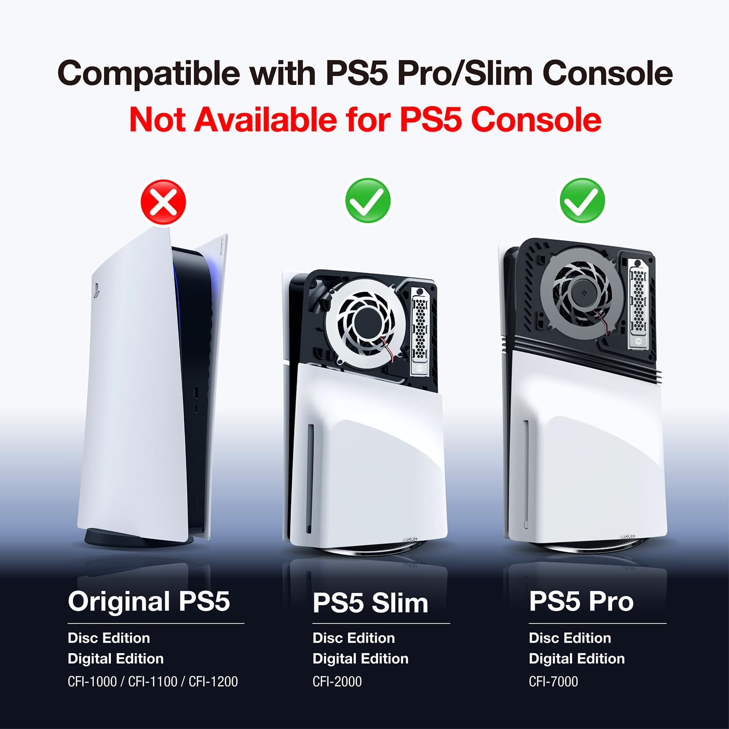 AliExpress For PS5 Slim/Pro Console SSD Heatsink Dust Cover M.2 SSD Extension Slot Heat Dissipation Breathable Hole Aluminum Heat Case, view 2