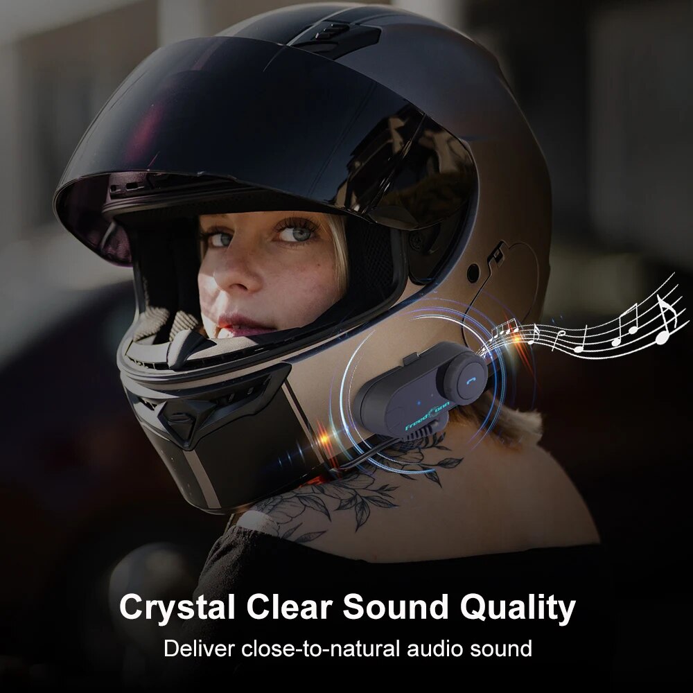 AliExpress Freedconn Motorcycle Helmet Bluetooth Intercom Headset, view 4