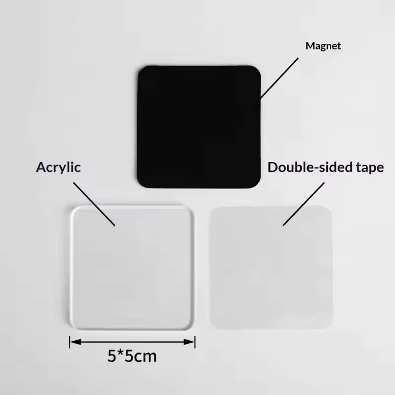 AliExpress Fridge Magnets Material Kit Creative DIY Handmade Novelty Acrylic Magnetic Stickers Not Photo Included Souvenir Home Decor Gifts, view 6