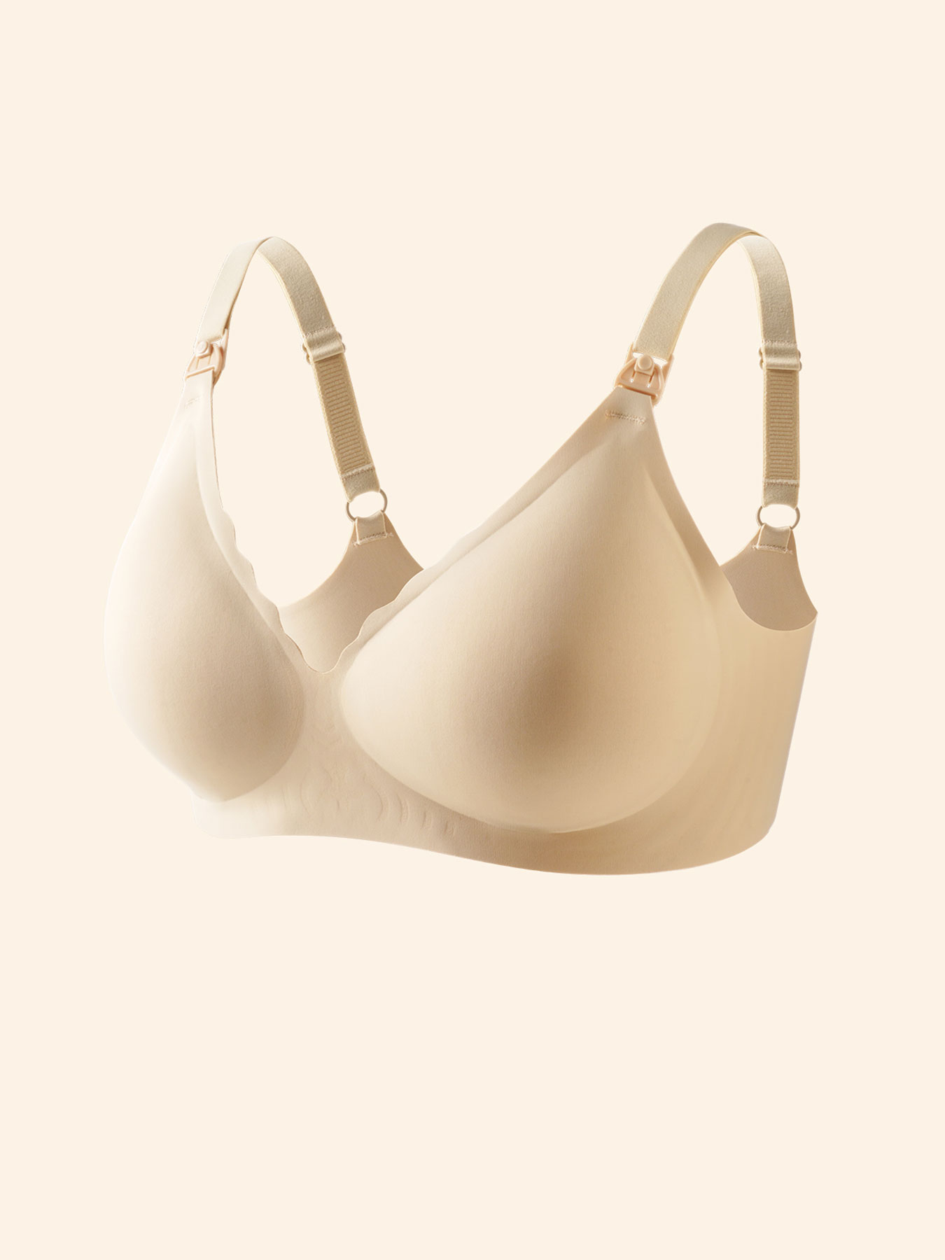 AliExpress Front Open Nursing Bra Maternity Jelly Gel Laser Cutting Seamless Underwear Ultra Thin Breastfeeding Bra For Pregnant Women