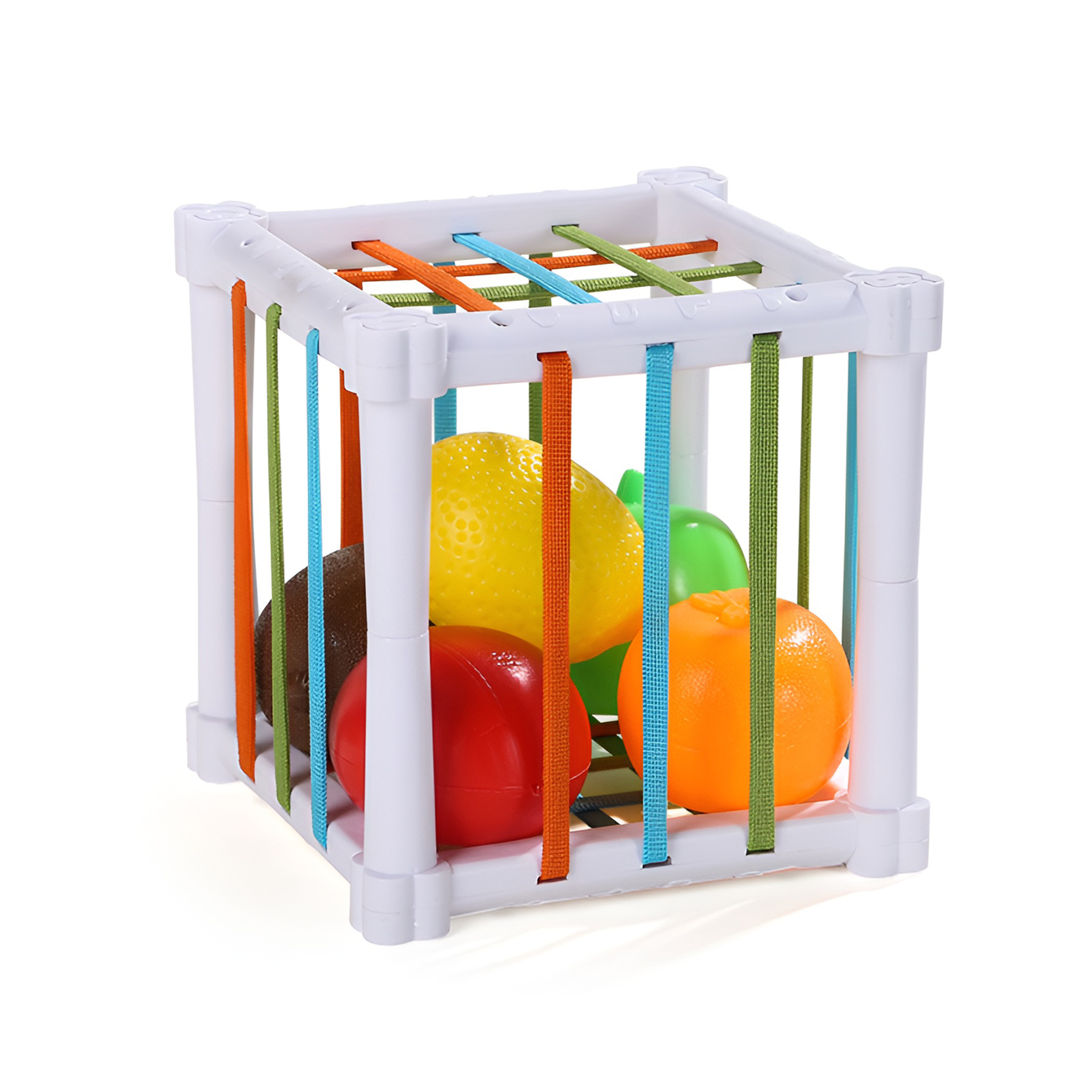 AliExpress Fruit Cecele Shape Color Color Fruit Cognition Rainbow Cecele Interactive Game Toy, view 6