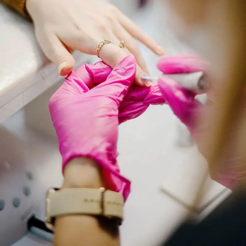 AliExpress Fuchsia Nitrile Disposable Gloves (3 mil), view 5