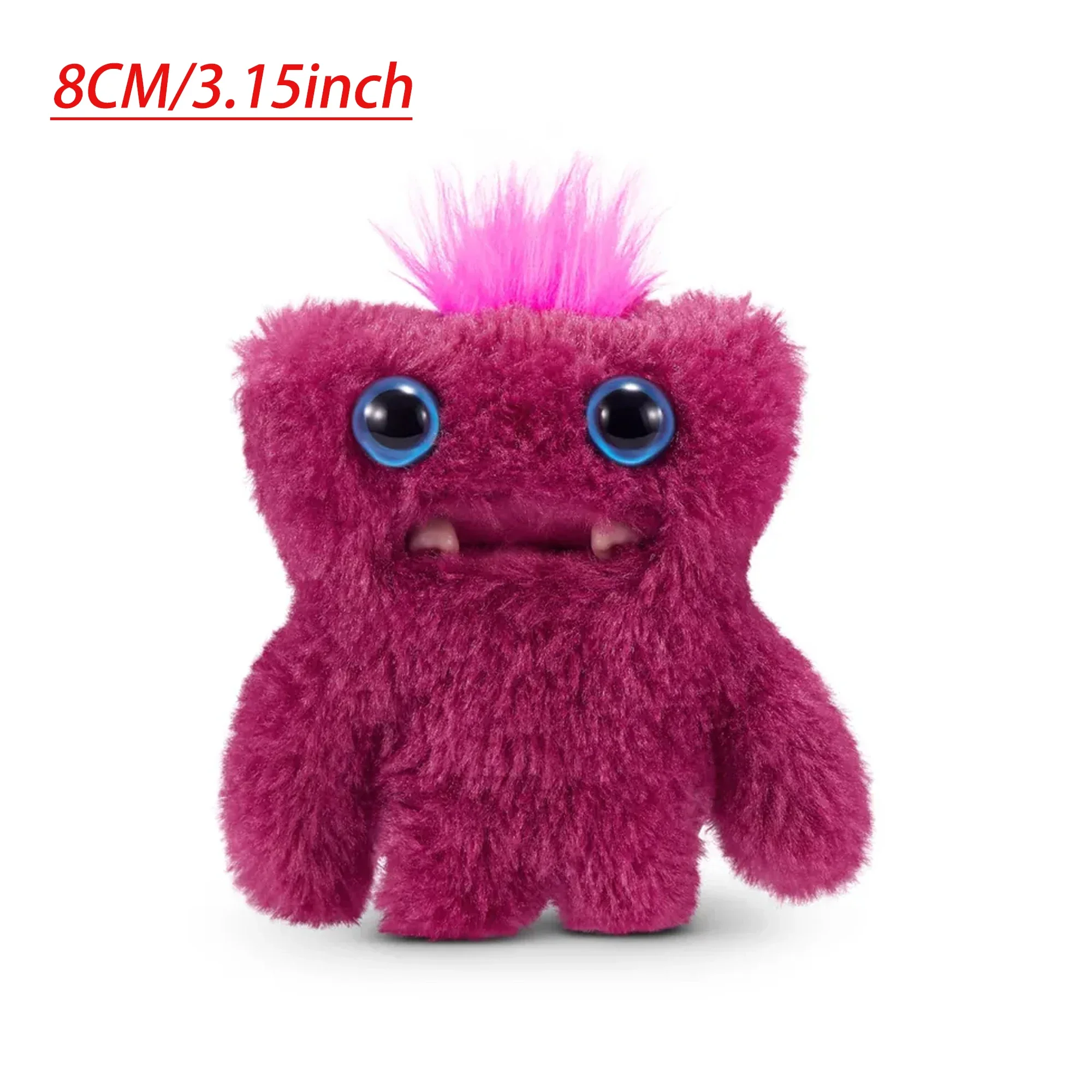 AliExpress Fuggler Ugly Teeth Monsters Plush Toys Fuggler Baby Cartoon Wide Eyed Weirdo Rabbit Peluche Kawaii Multicolor Peluche Doll 8-9CM, view 4