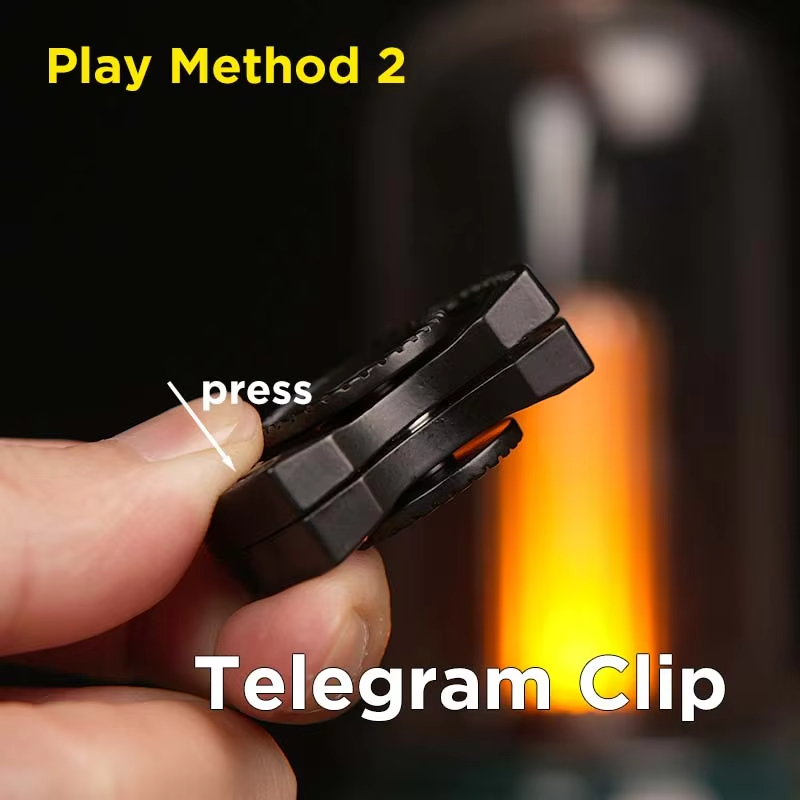 AliExpress Fun 3-In-1 Game EDC Fidget Toys Personalized Skeleton Ghost Fidget Spinner Alloy Fidget Slider Stress Release Toy Sound Coin Toy, view 3
