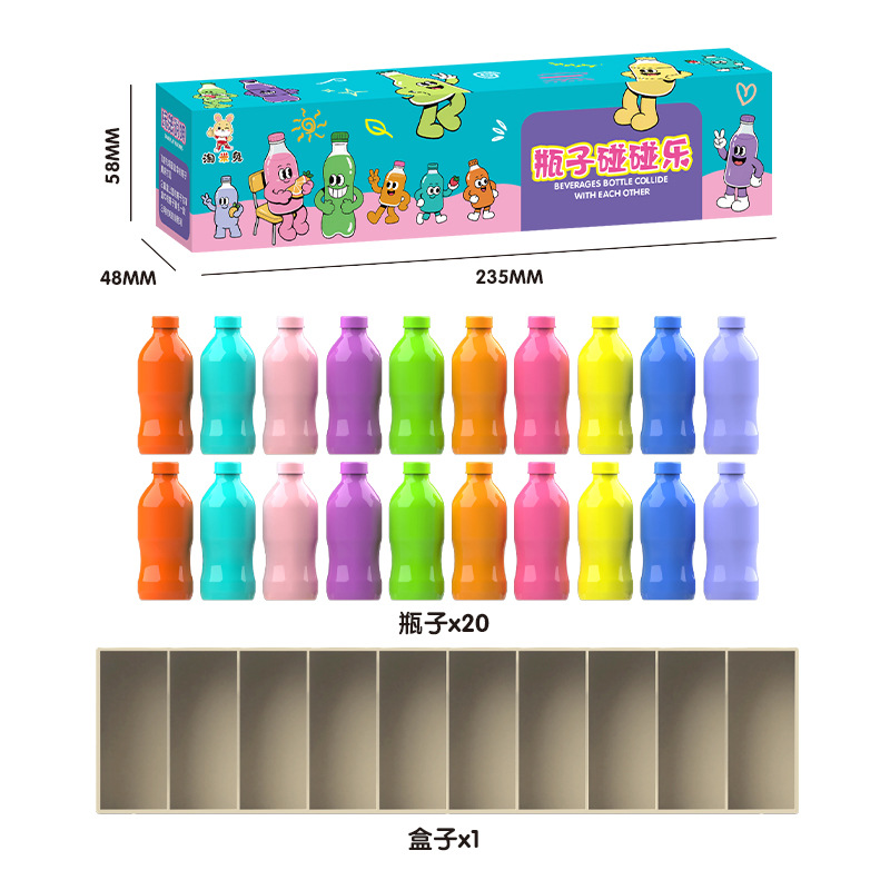 AliExpress Fun Bottle-Guessing Game for Children, Color Memory Drink Matching Game, Brain Memory Training Educational Toy, view 4
