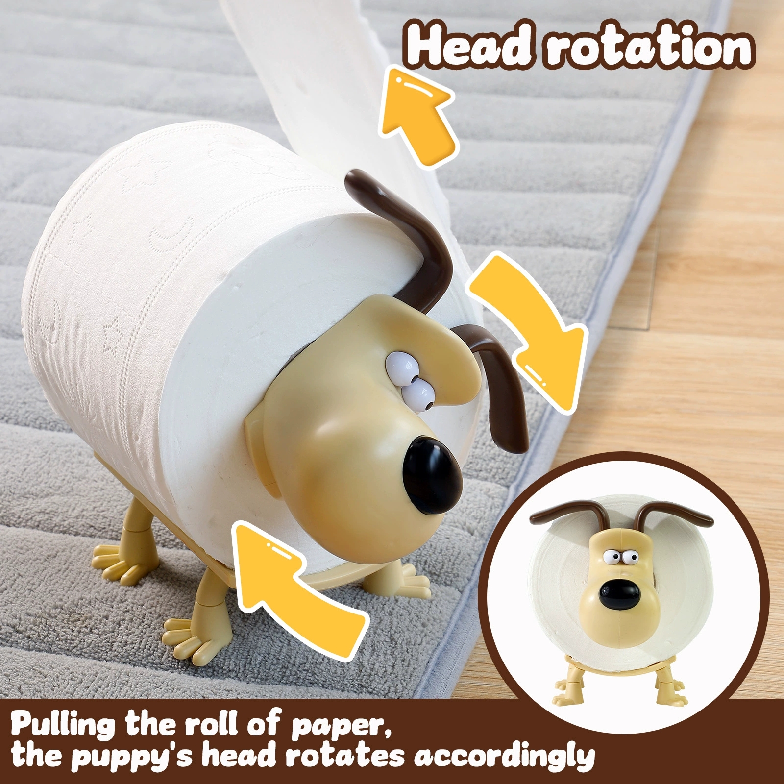 AliExpress Animal-Shaped Toilet Paper Holder, view 3