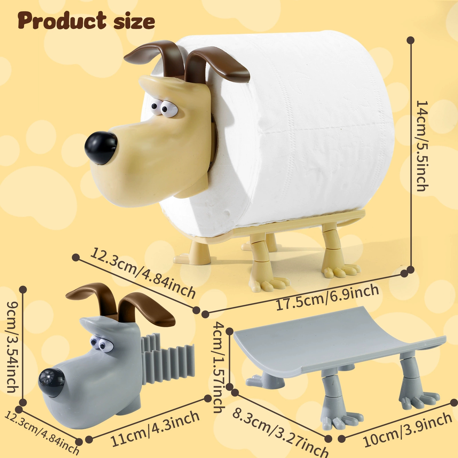 AliExpress Animal-Shaped Toilet Paper Holder, view 5