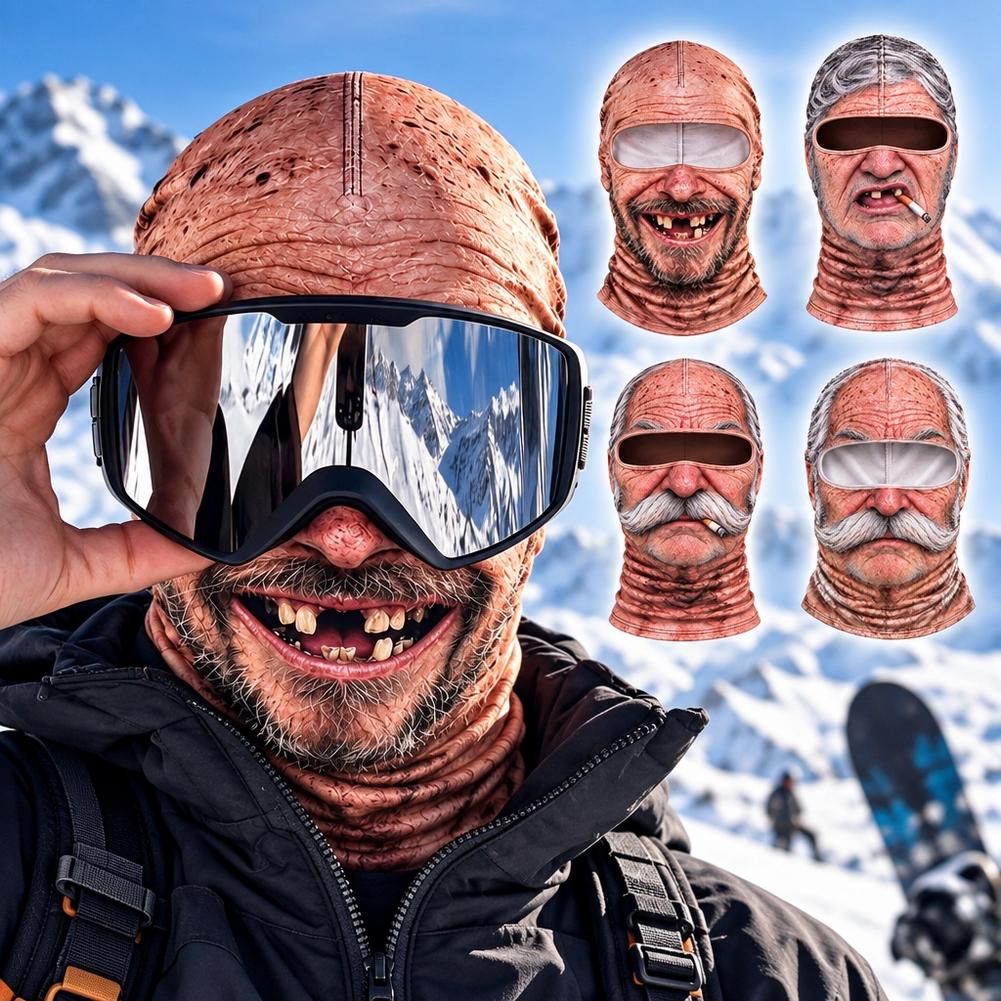 AliExpress Funny 3D Face Full Balaclava Hood