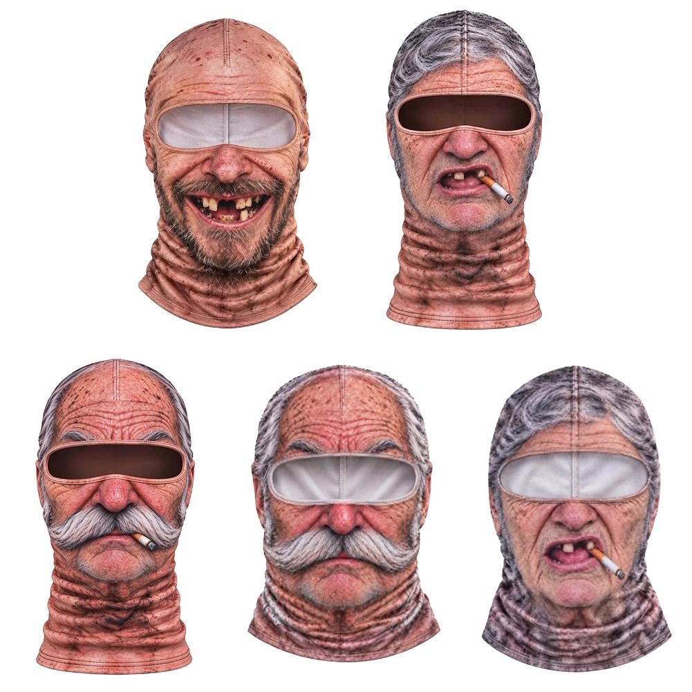 AliExpress Funny 3D Face Full Balaclava Hood, view 5