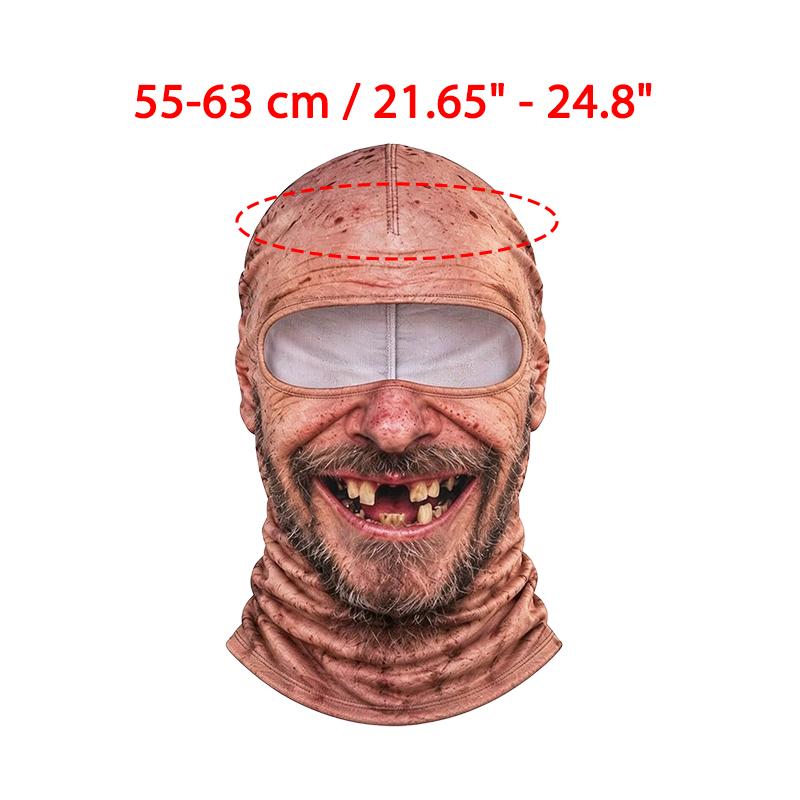 AliExpress Funny 3D Face Full Balaclava Hood, view 6