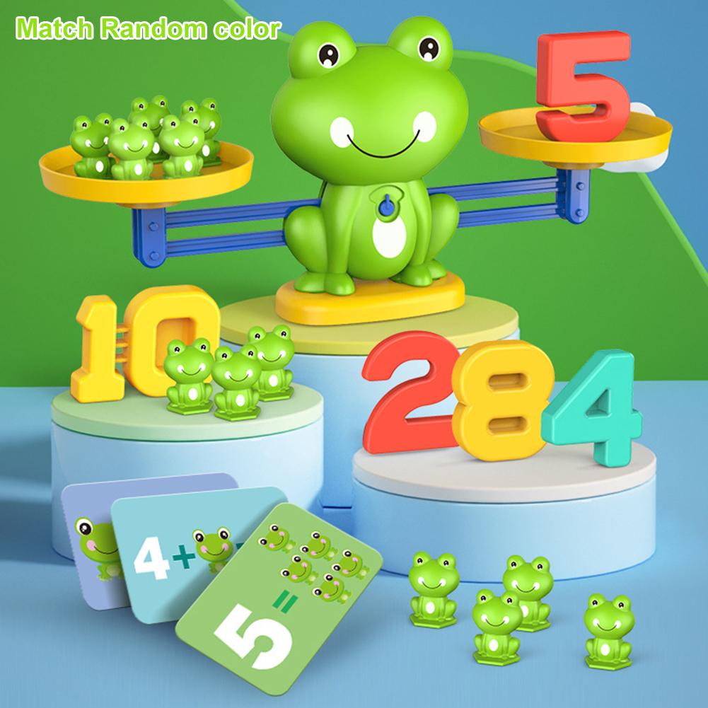 AliExpress Funny Frog Scale Math Toys for Children Early Education Intelligence Enhancement Addition & Subtraction Balance Game