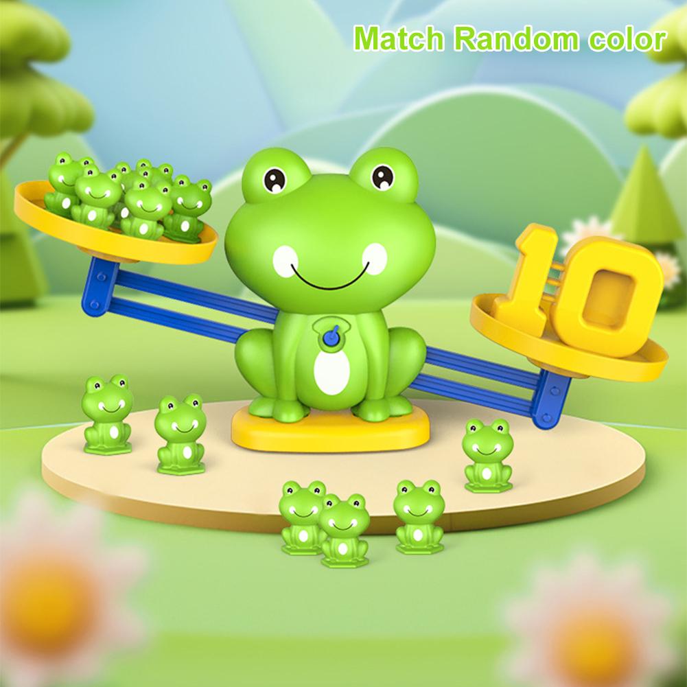 AliExpress Funny Frog Scale Math Toys for Children Early Education Intelligence Enhancement Addition & Subtraction Balance Game, view 4