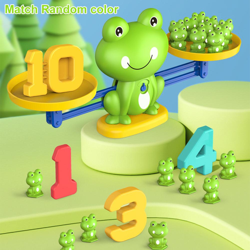 AliExpress Funny Frog Scale Math Toys for Children Early Education Intelligence Enhancement Addition & Subtraction Balance Game, view 5