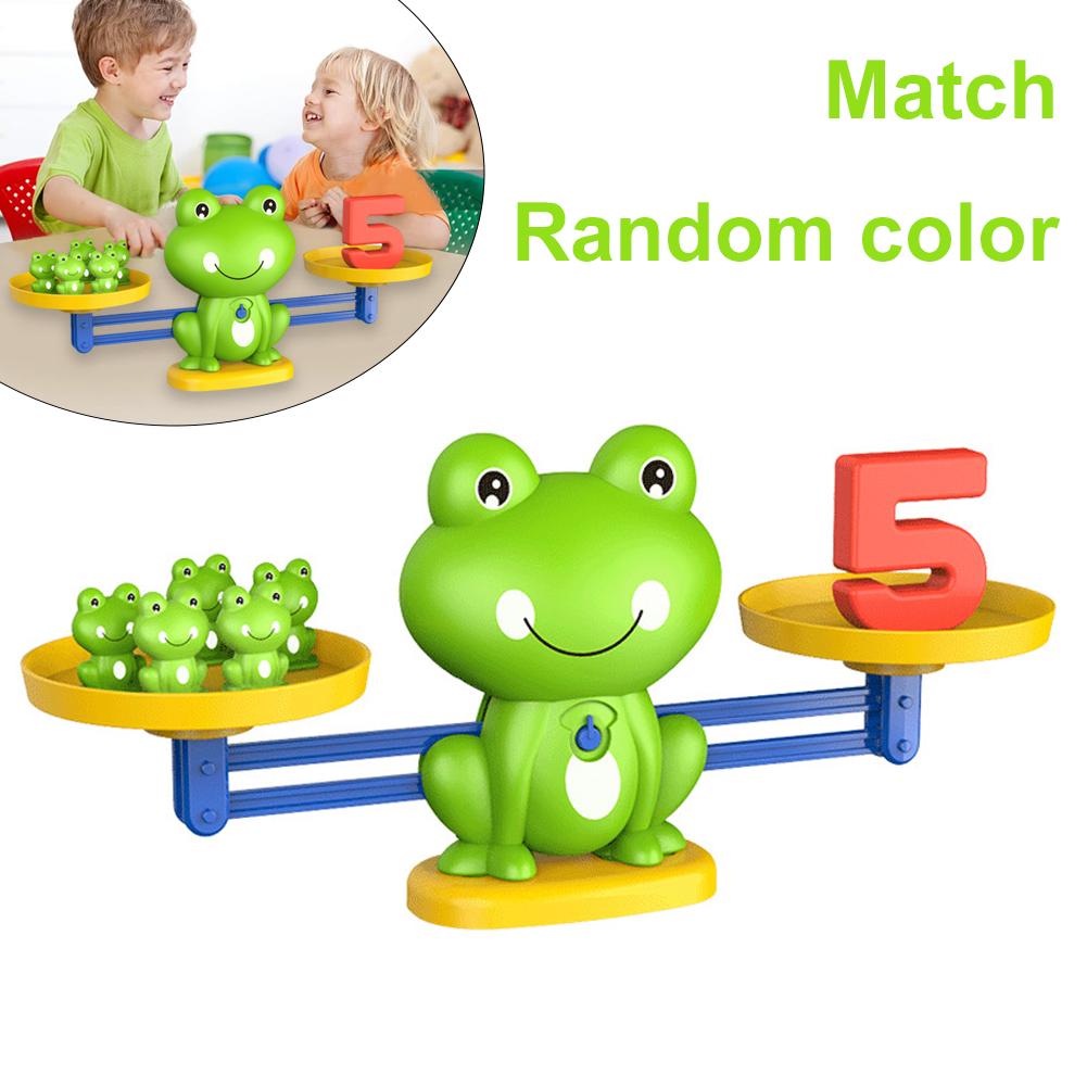 AliExpress Funny Frog Scale Math Toys for Children Early Education Intelligence Enhancement Addition & Subtraction Balance Game, view 6