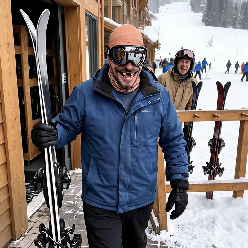 AliExpress Funny Old Man Ski Mask Realistic Face Balaclava Summer Winter 3D Printed Full Face Mask for Skiing Snowboarding Outdoor Sports, view 2