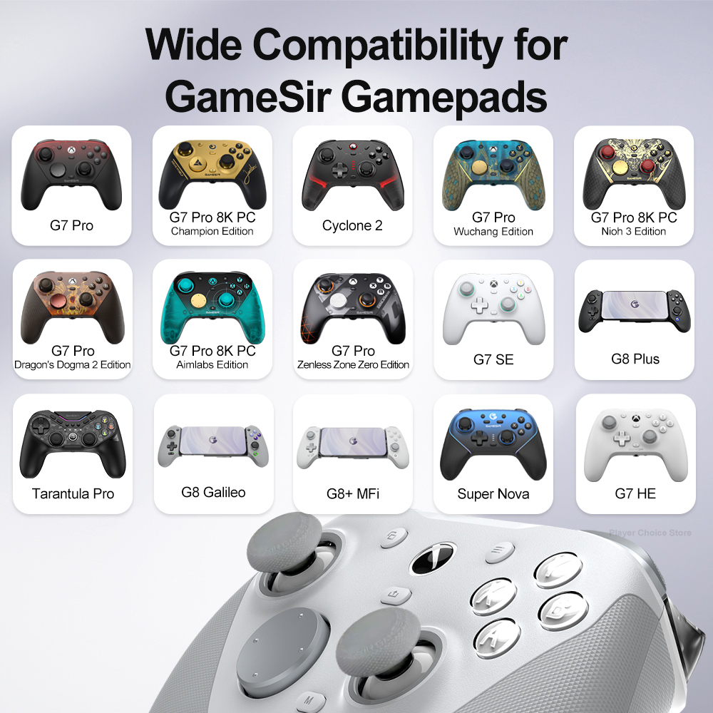 AliExpress GameSir Steel-Ring Joystick Caps for G7 Pro, view 3