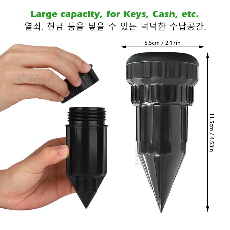 AliExpress Garden Key Hider Watering Can Safe, view 2