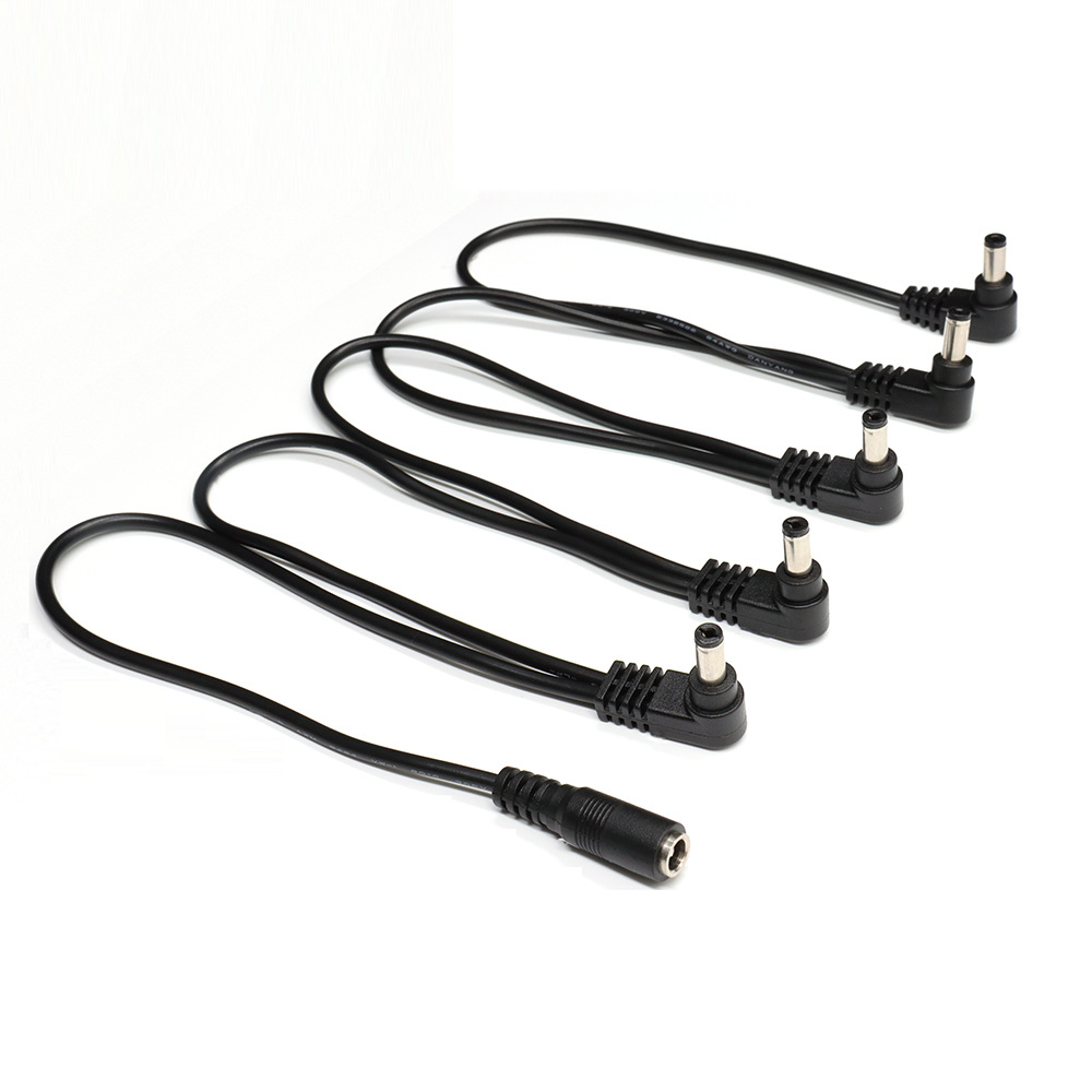 AliExpress General Guitar Effect Pedals 5 Way Power Daisy Chain Cables Fit For 9V DC Pedal Power Adapter Guitar Effector Accessories, view 3