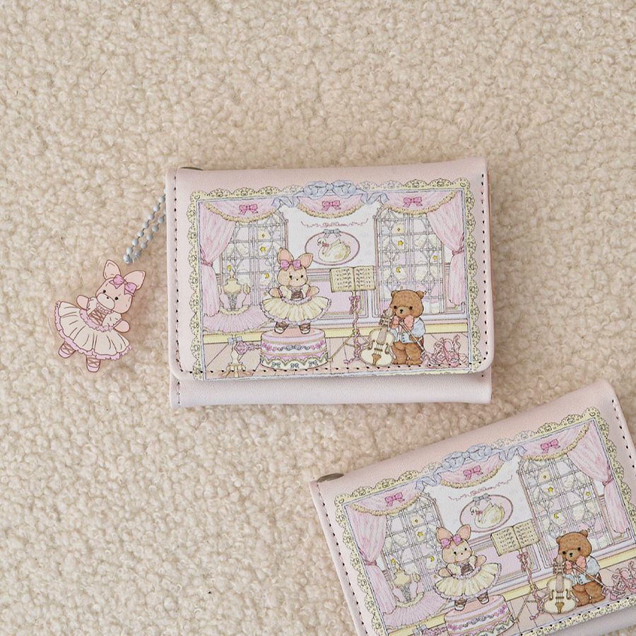 AliExpress Cartoon Rabbit and Bear Magnetic Wallet Coin Purse, view 2