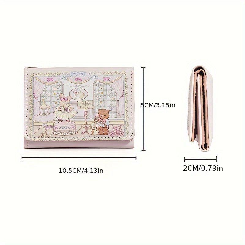 AliExpress Cartoon Rabbit and Bear Magnetic Wallet Coin Purse, view 5
