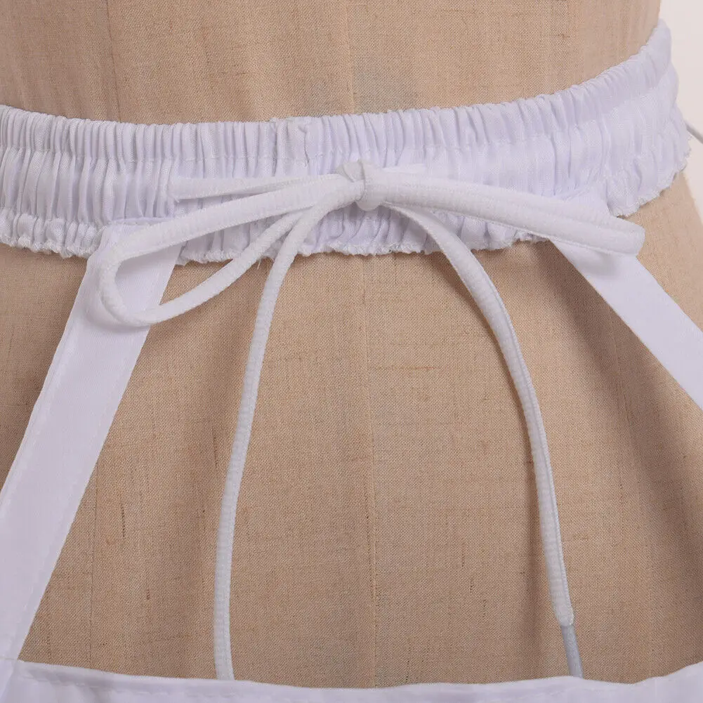 AliExpress Girls 3 Hoops Crinoline Cage Bustle Petticoat Women Adjustable Pannier for Dress, view 6