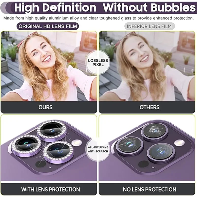 AliExpress Glitter Camera Lens Protector for iPhone, view 4