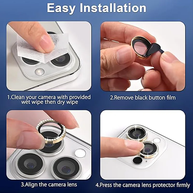 AliExpress Glitter Camera Lens Protector for iPhone, view 5