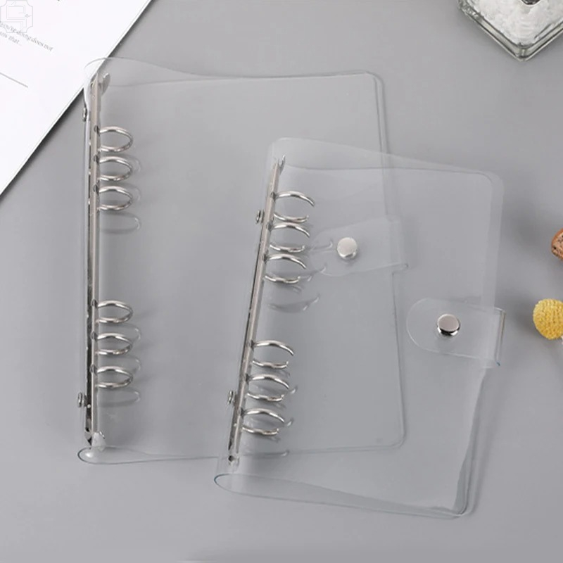 AliExpress Glitter Transparent A5 Ring Binder Folder